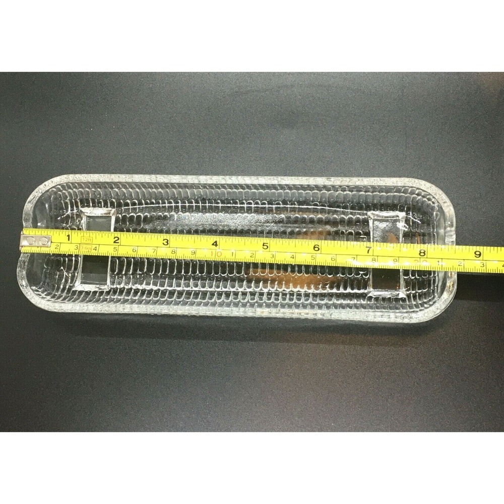 2 NORPRO Pressed Glass Corn on the Cob Dishes BRAZIL Kernel Impressions Vintage - Picture 6 of 8